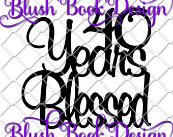 40  Years Blessed Book Folding Pattern Book Art PDF