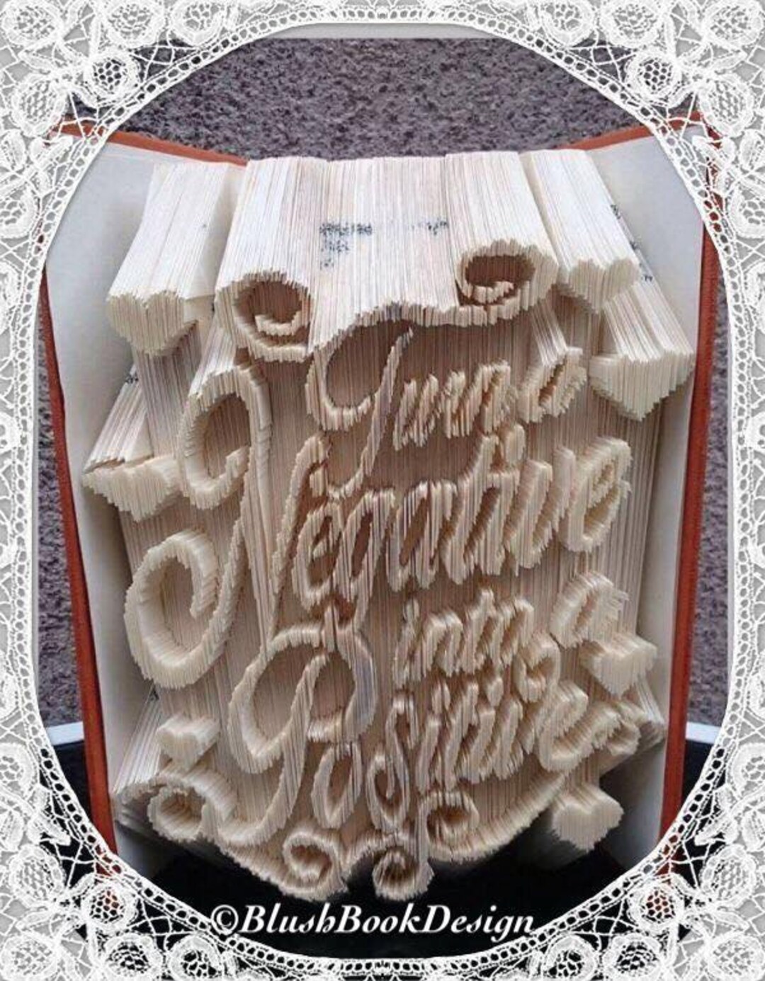 Turn a Negative Into a Positive Book Folding Art Pattern Quotes ...