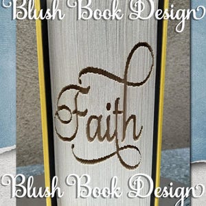 Fantastisches Glaubens-Buch, das Muster faltet Schnitt und falten Methode Einzigartiges ungewöhnliches Geschenk