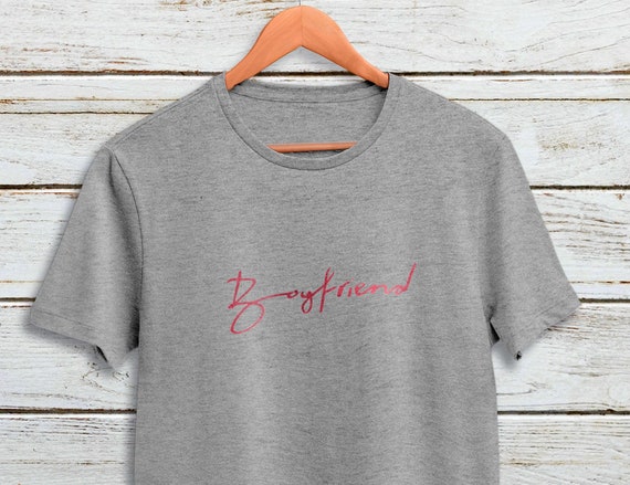 Boyfriend Ariana Grande Inspired Shirt Rose Gold Vinyl Unisex Shirt Crew Neck T Shirt Made By Luckygirlsshop