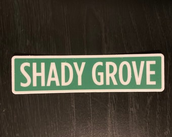 Shady Grove bluegrass sticker