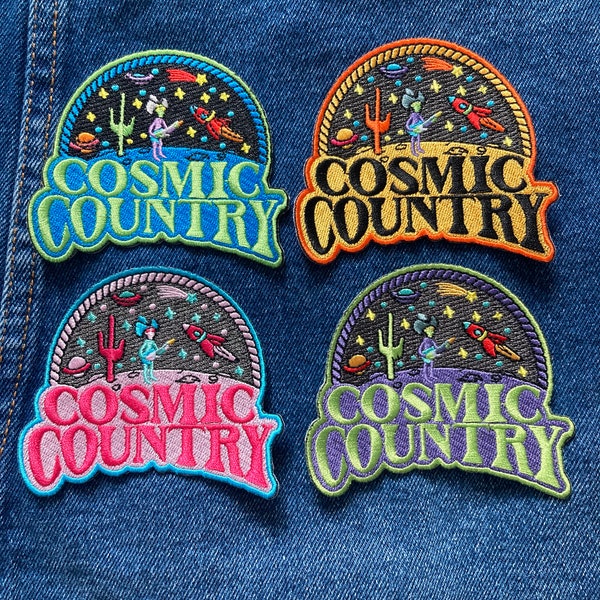 Cosmic Country Iron-on Patch