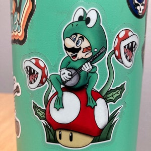 Super Banjo Mario Frog - Bluegrass Strings sticker