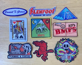BMFS bluegrass patch pack - 9 patches - Billy Strings fanart
