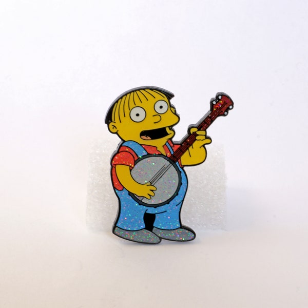 Ralph's Banjo Special pin - Bluegrass enamel fanart pin Simpsons