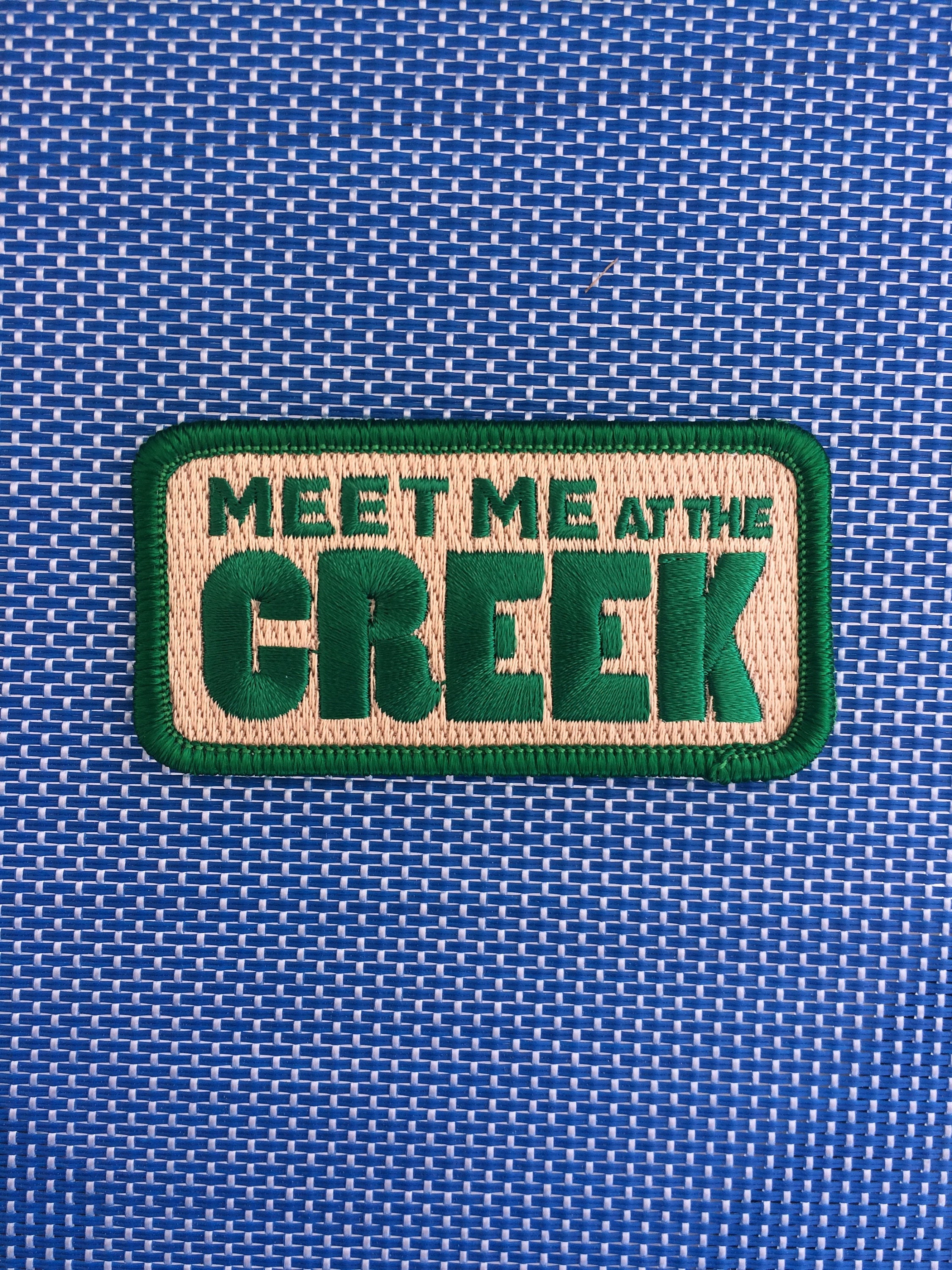 Bluegrass Fan Art Patch - Meet Me at the Creek - Multiple Colors BMFS ...