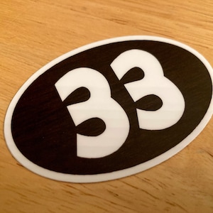 Billy Strings 33 sticker prison guitar magic number
