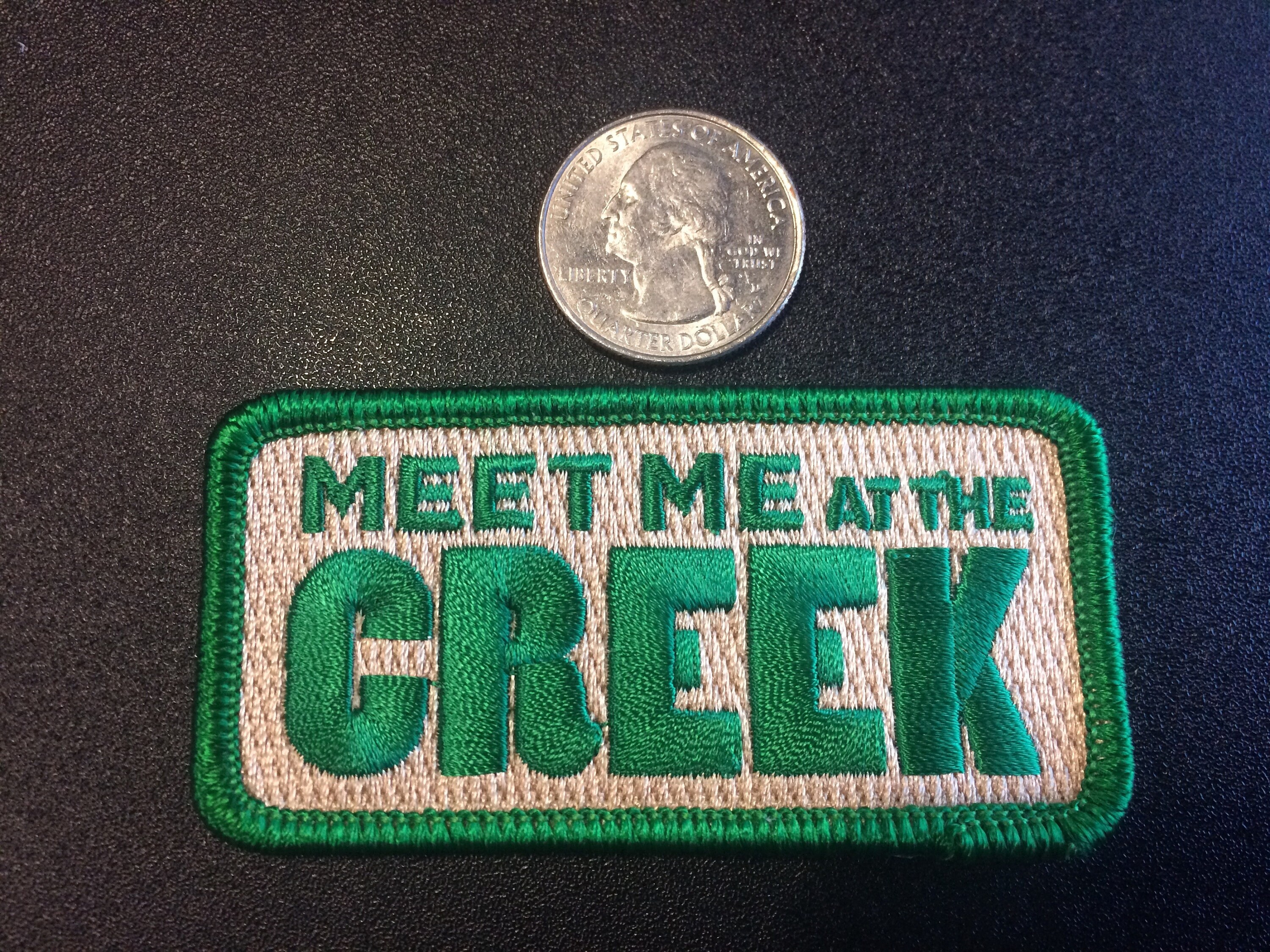 Bluegrass Fan Art Patch - Meet Me at the Creek - Multiple Colors BMFS ...