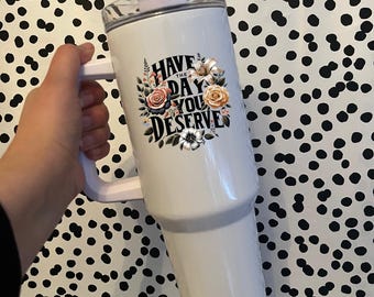 Funny Mental Health 40oz Tumbler: Sarcastic Gift