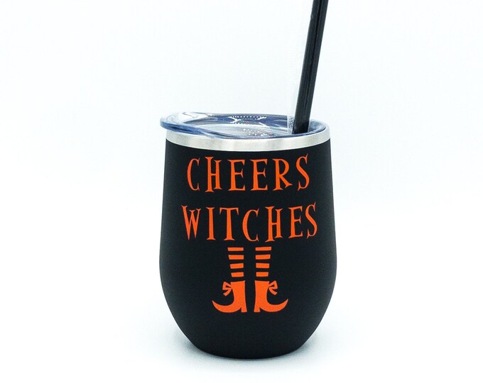 Halloween Wine Tumblers Funny Tumblers Ghost Cups Funny Etsy