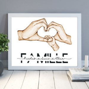 Collection de cadeaux personnalisés We are Family