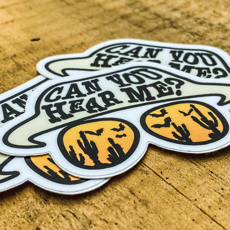 Can You Hear Me - Fear and Loathing in Las Vegas Hunter S Thompson - WATERPROOF Movie Sticker Funny Meme Decal, Cars, Laptops, Coolers image 2