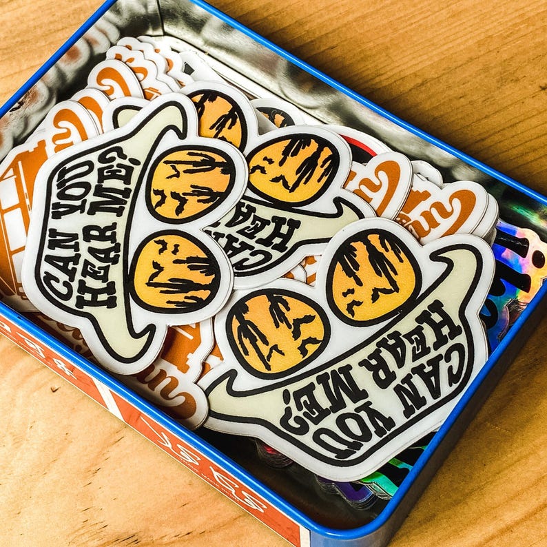 Can You Hear Me - Fear and Loathing in Las Vegas Hunter S Thompson - WATERPROOF Movie Sticker Funny Meme Decal, Cars, Laptops, Coolers image 3