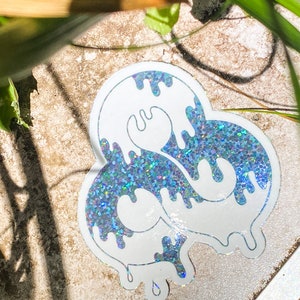 Bonnaroo Music and Arts Festival - GlitterRoo - Pegatina - Trippy Drip Glitter Melting Effect