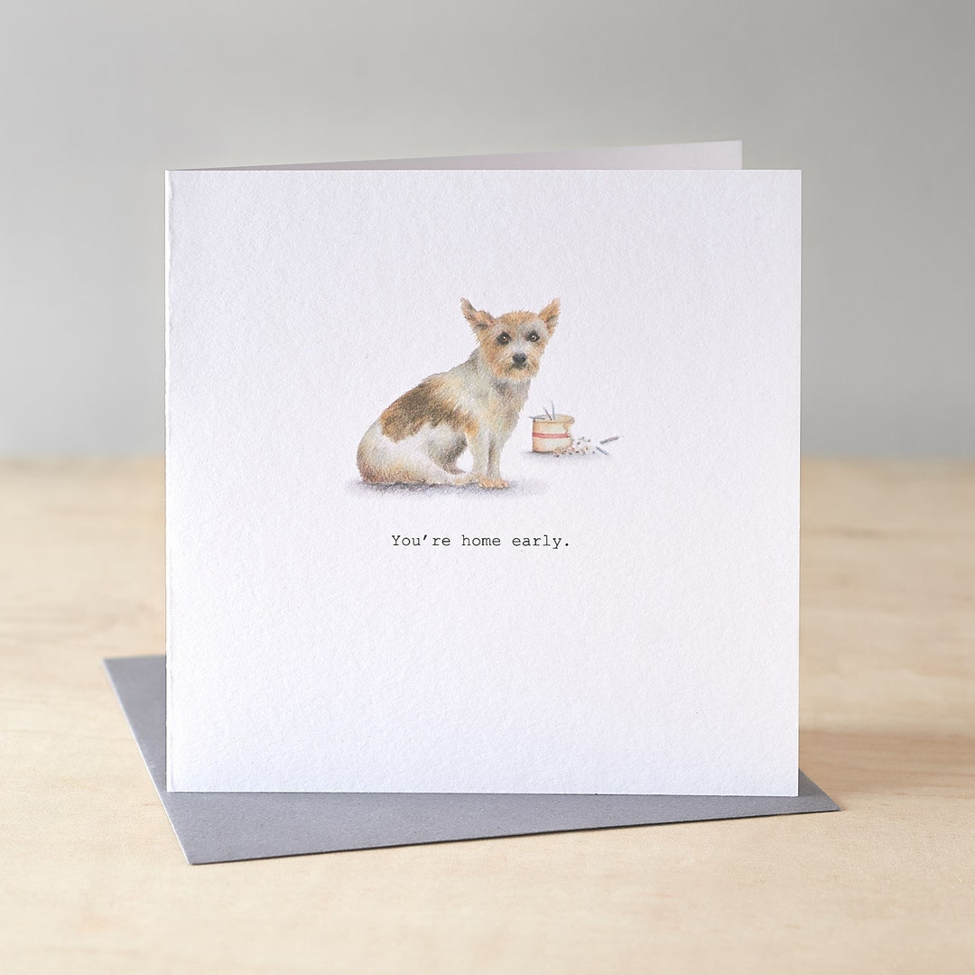 Wrendale Freedom Jack Russell Geburtstagskarte – 15x15 Cm, Blanko Innen