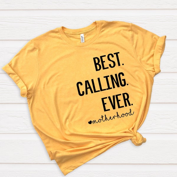 Best Calling Ever Motherhood - Mom Shirt Design - SVG PNG Instant Download