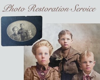 Restauratieservice voor oude foto's: foto's bewerken en retoucheren