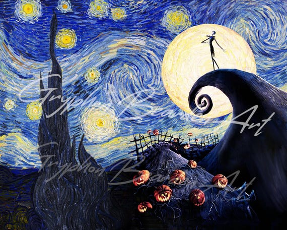 The Nightmare Before Christmas ピンバッチアート Nightmare Before Christmas Haunted Mansion Stretch Painting