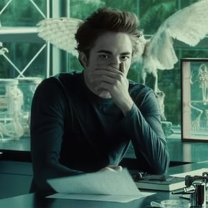 Funny Twilight Edward Cullen Stinky Face Bathroom Physical Wall Art Print with Framing Options