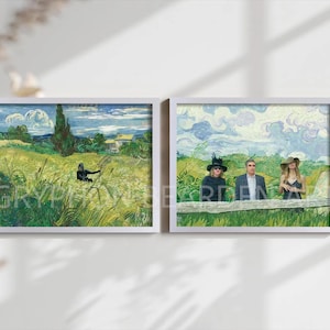Schitt's Creek Parody Art Print Set: Van Gogh Inspired David Rose