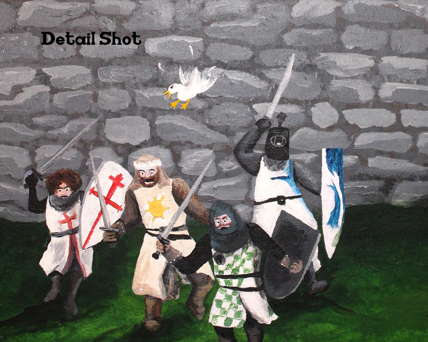 Monty Python Holy Grail Print: French Taunting Scene - Fine Art - Etsy, image size:1500x1200