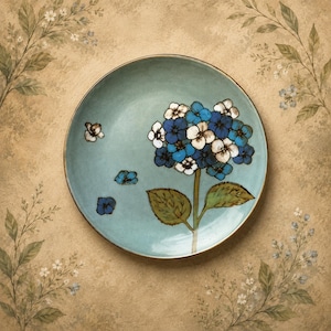 Ceramic Round Plate Set – 4-Piece Dinnerware Set for Dining, Serving & Hosting