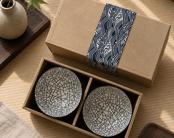 Japanse Chinese keramische rijstkommen set van 2