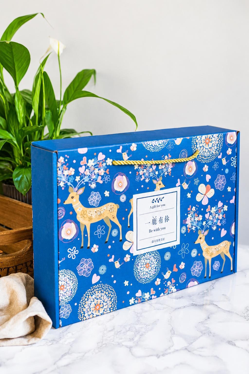 Set of 6 Blue Japanese Chinese Style Rice Bowl Gift Set - Etsy