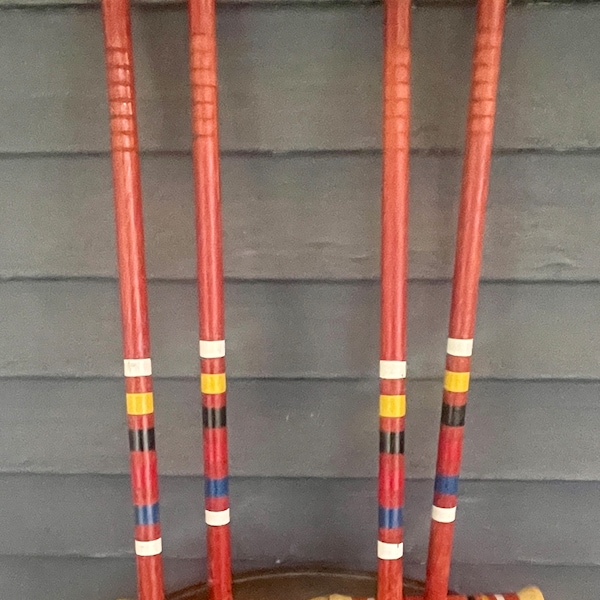 Vintage 1990's croquet Mallets 4 to choice from all the same