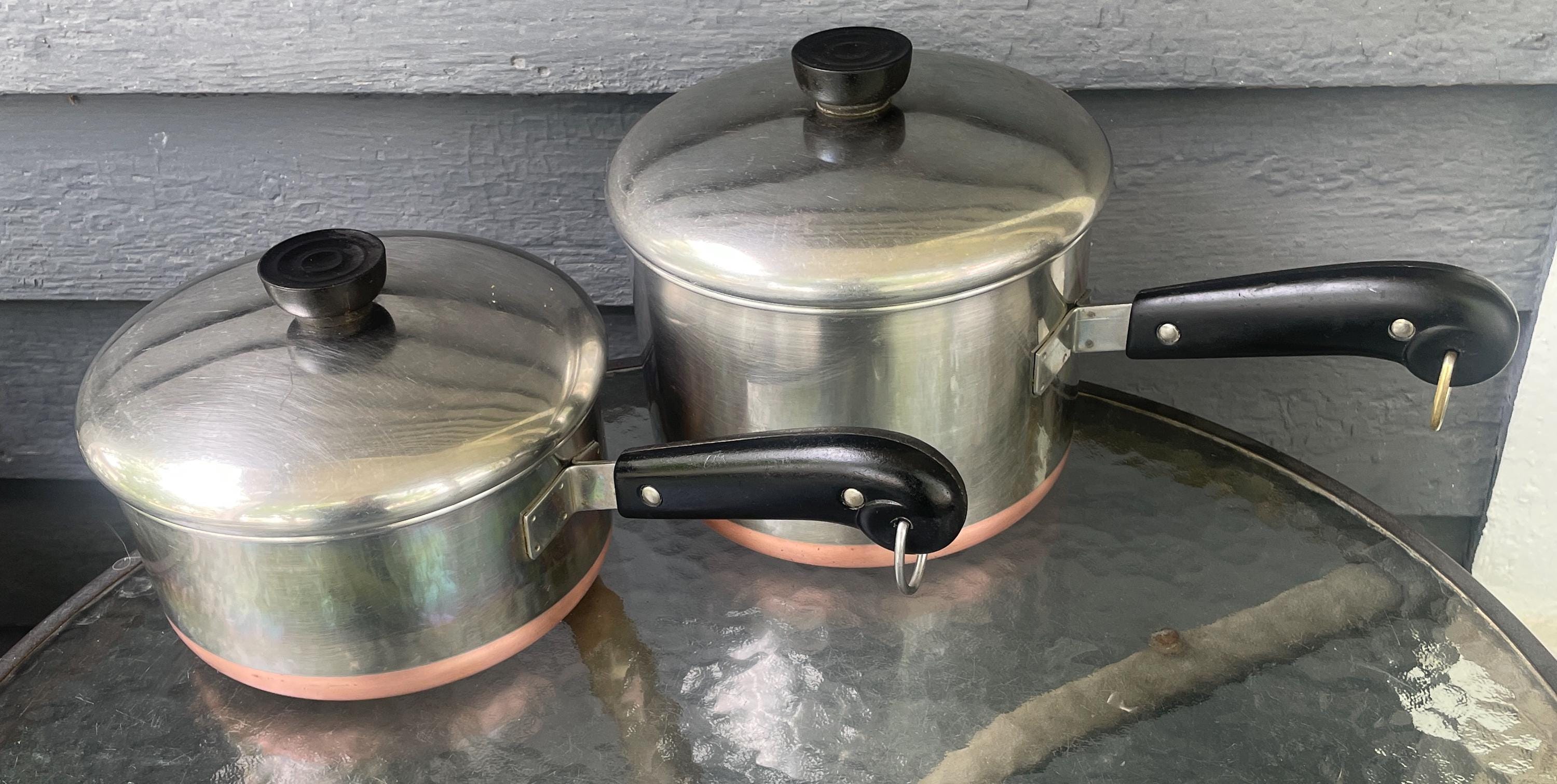Revere copper bottom vintage cookware - Etsy 日本