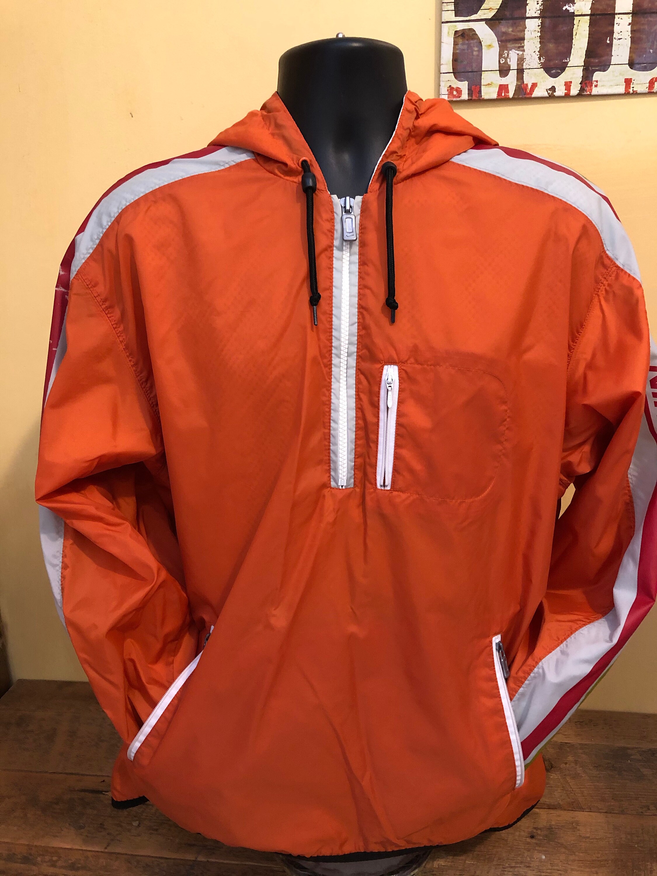 Nike Orange Jacket - Etsy
