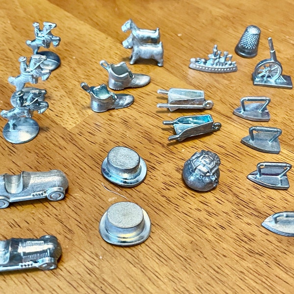 Monopoly Game Pieces Buy Online Etsy