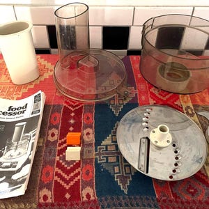 Robot culinaire vintage GE modèle FP1/4200 « PIÈCES DE RECHANGE »