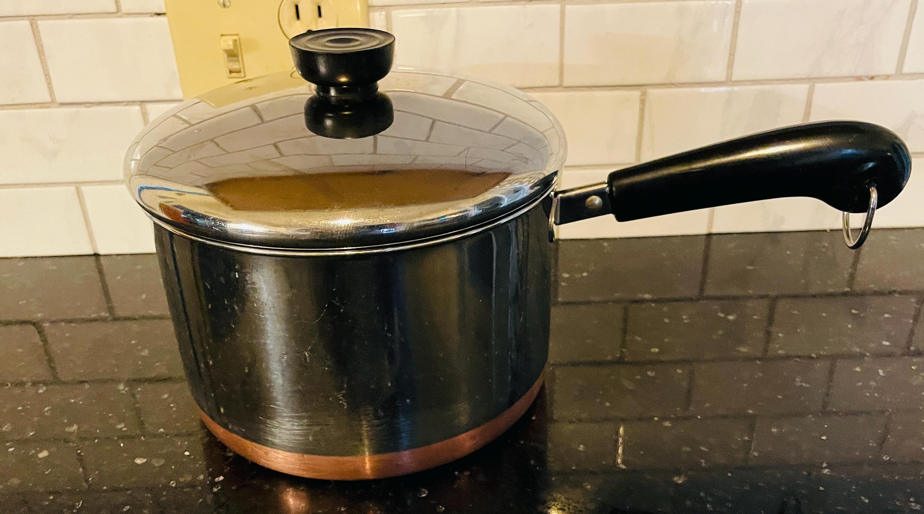 ヴィンテージRevere Ware SS 銅製ボトム フライパンスキレット3点