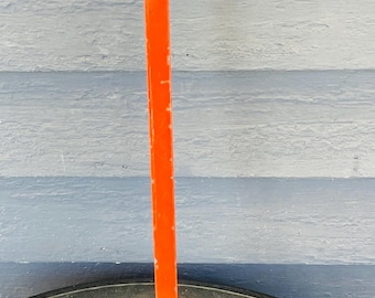 Vintage ICE FISHING Metal Ice Fishing Skimmer 21 inch handle