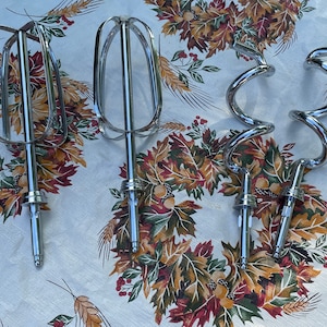 Vintage Osterizer  Kitchen Center Replacement Dough Hooks Spiral/Beaters your choice