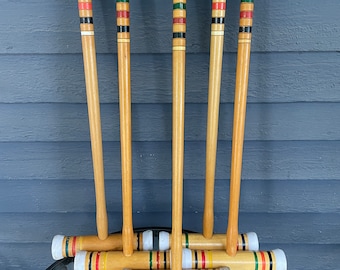 Vintage 1990's croquet Mallets 5 to choice from all the same