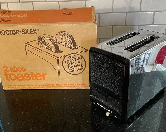 Vintage Proctor Silex Toaster Model T620B Toaster 1980s Design new Old