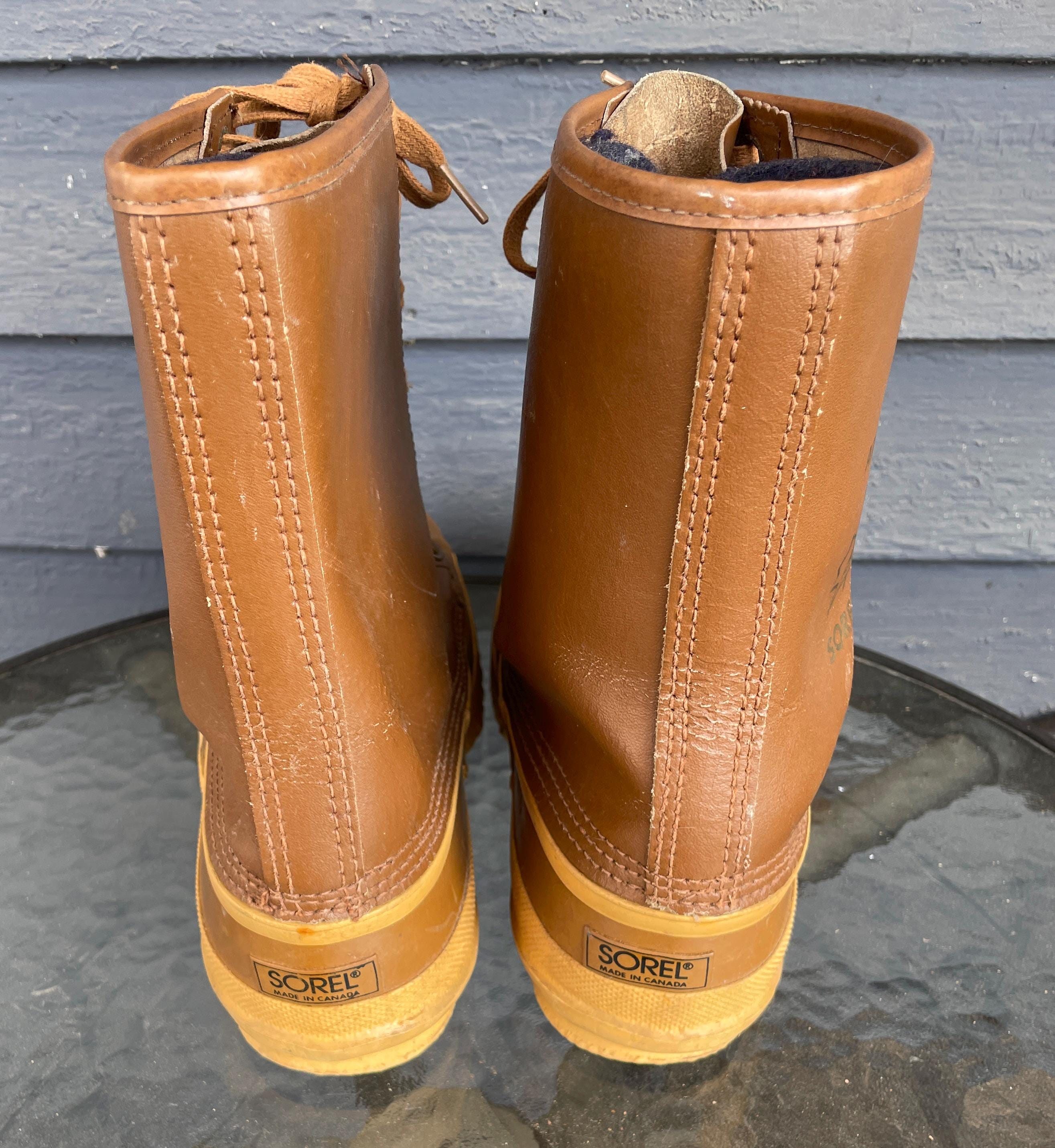 VTG Sorel Eskimo II boots Vintage Sorel Arctic Pac Wool Kaufman Leather Rubber Snow  main image 2