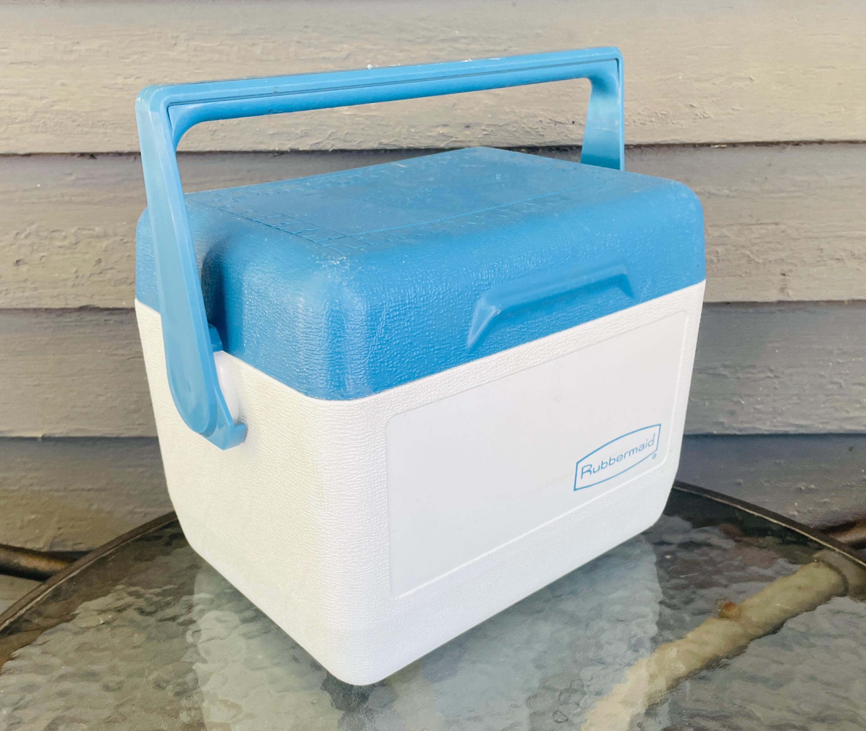Gott Lunch Tote Cooler 6 Quart Blue and White Camping fishing beach tailgating Cooler lunch Box Etsy