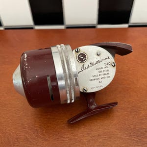 Sears Roebuck and Co. Ted Williams リール Vintage Ted Williams 550 Fishing Reel From Sears And Roebuck