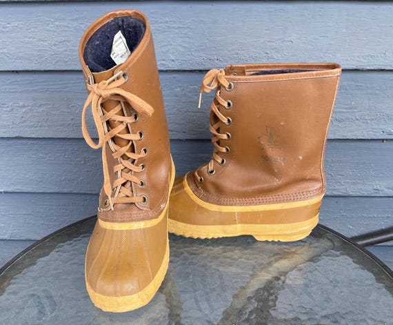 Vintage Kaufman Sorel Boots Size Mens 10 Retro Made by Kaufman in