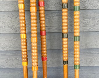 Vintage 1960's croquet Mallets Your choice of 5 colors