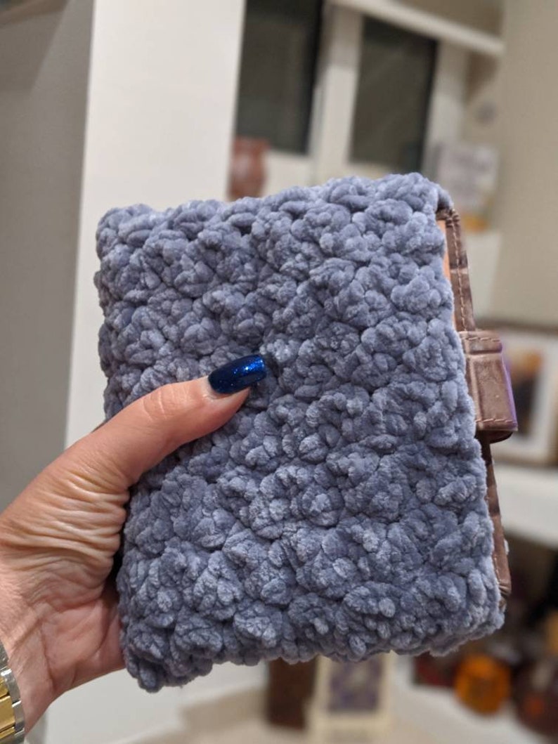 Velvet soft pocket planner pouch