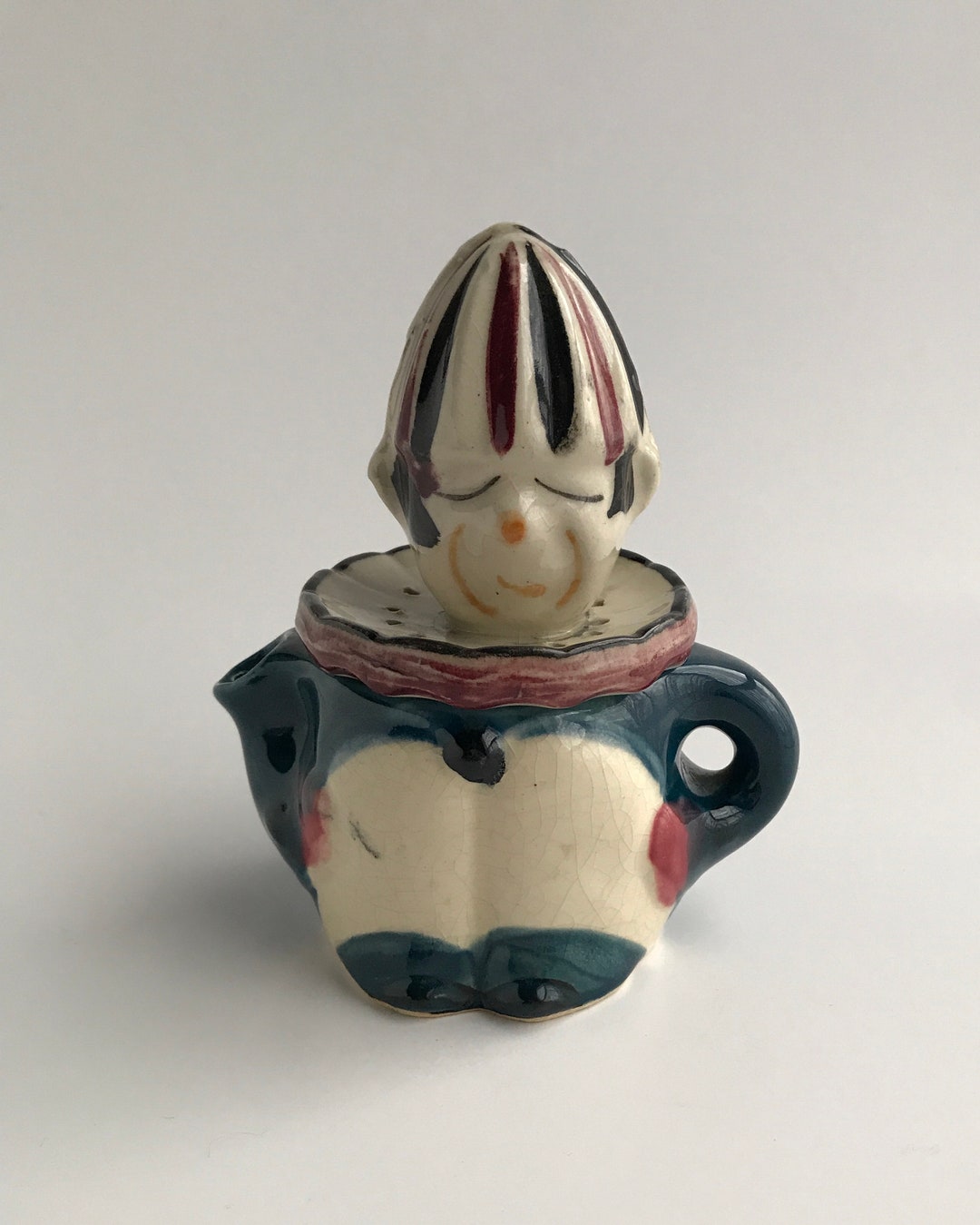 Vintage Clown Juicer and Pitcher Made in Japan Etsy
