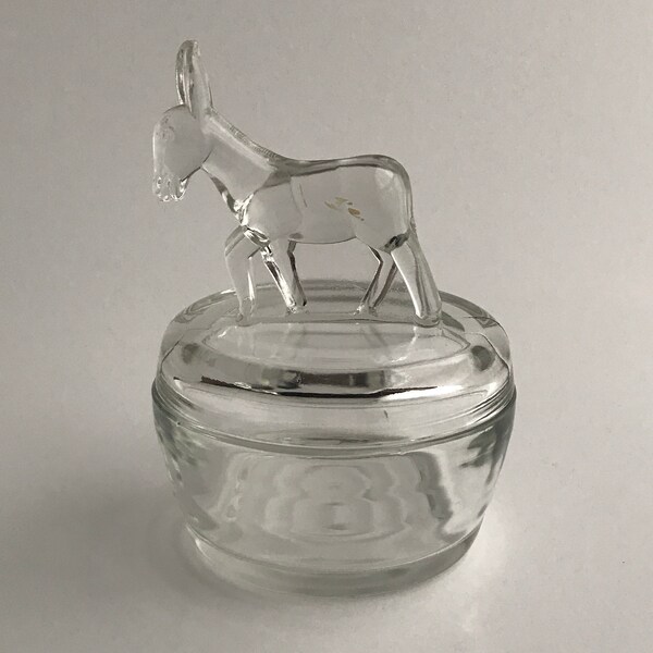 Glass Powder Jar Etsy