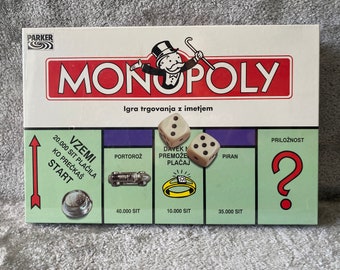 1996 Slovenian Monopoly Board Game - Factory Sealed - Etsy