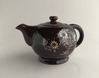Vintage Red Ware Teapot Pitcher