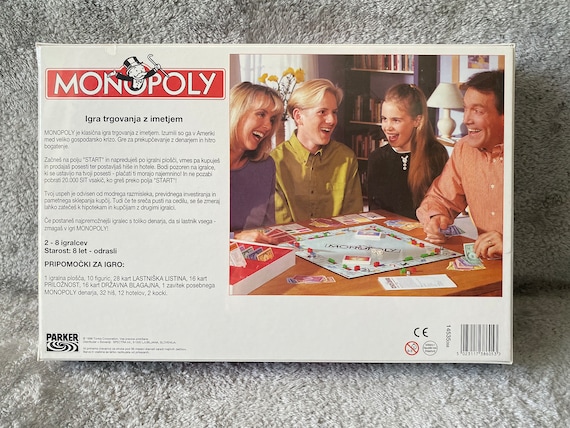 1996 Slovenian Monopoly Board Game - Factory Sealed - Etsy