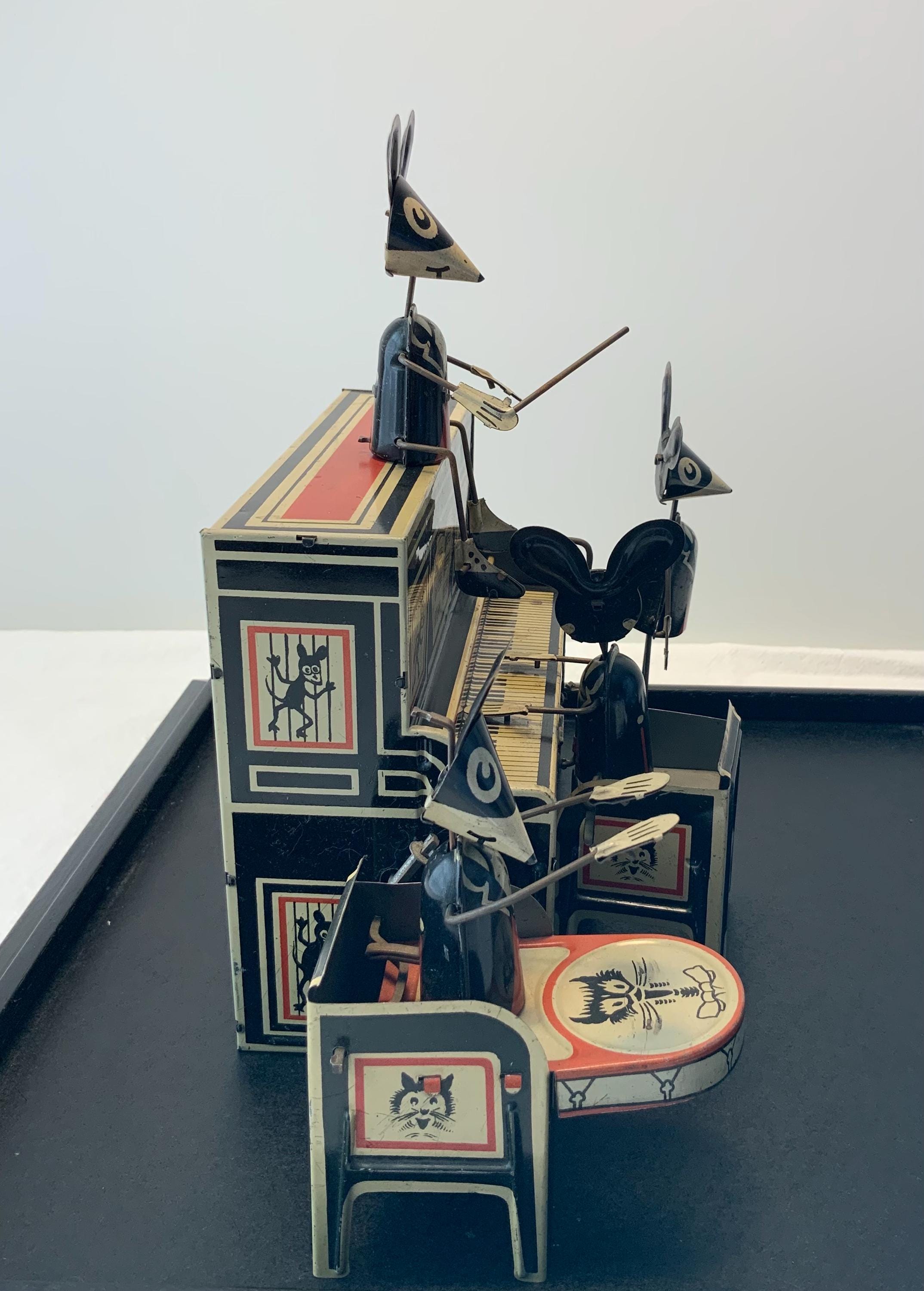 Vintage Marx Merry Makers Band – Tin Litho Wind-up Toy With
